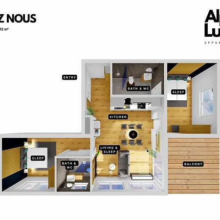 Chez Nous With Balcony Und Car Park - An Alpenluxus Appartement, Zillertal