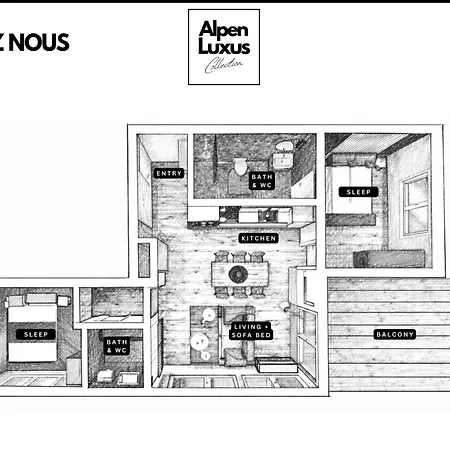 Chez Nous By Alpenluxus Διαμέρισμα Fügen
